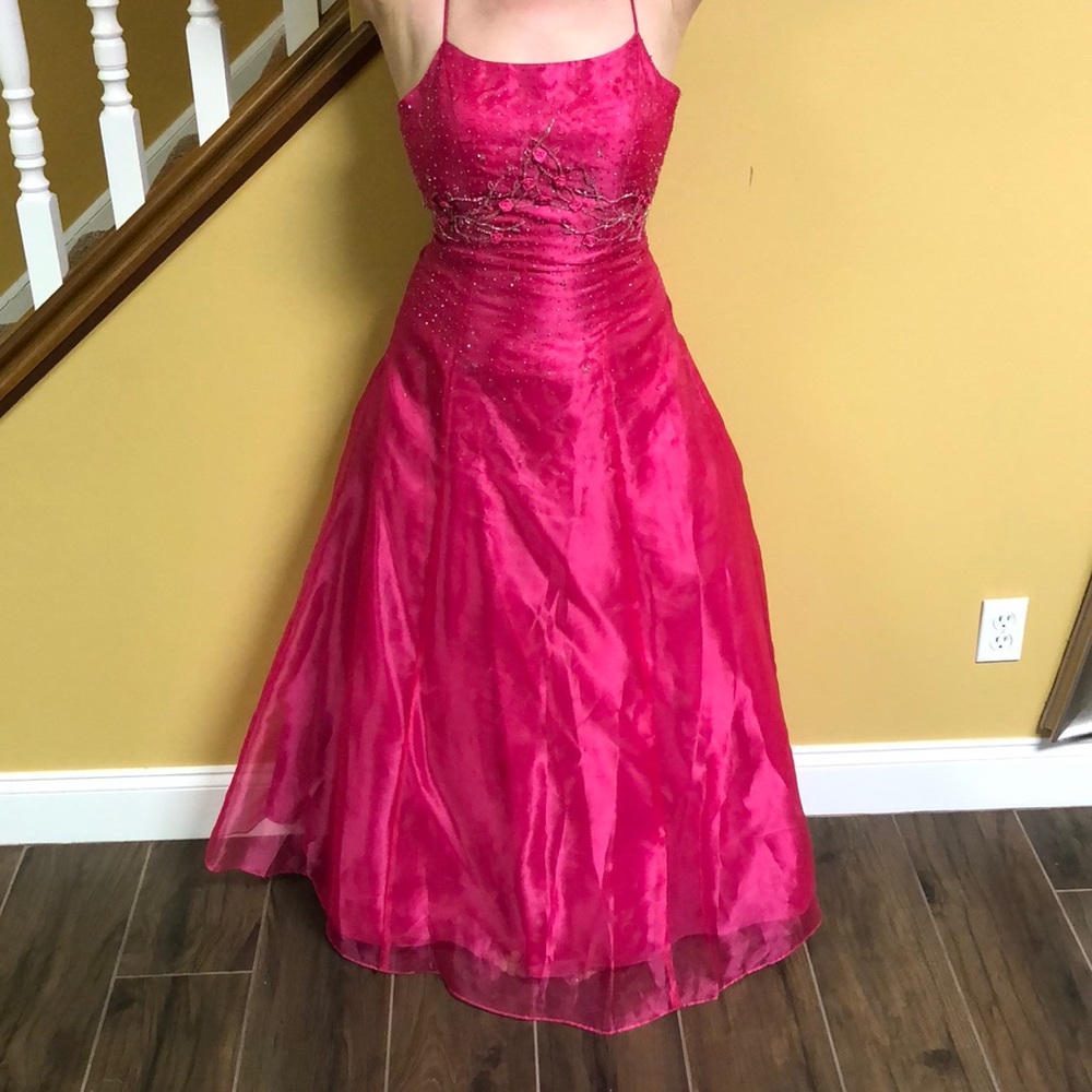 Pink prom dress